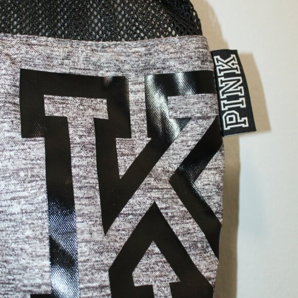 PINK Victoria's Secret Grey Mesh Tote - Picture 4 of 7